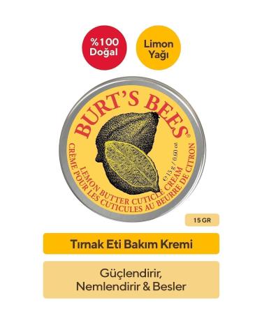 Burt's Bees Cuticle Cream with Lemon Oil - Cuticle Cream 15 G