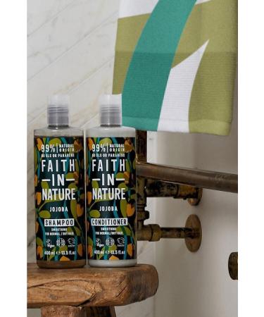 Faith In Nature Natural Smoothing Conditioner Jojoba For Normal & Dry Hair - Buy Online on GoSupps.com