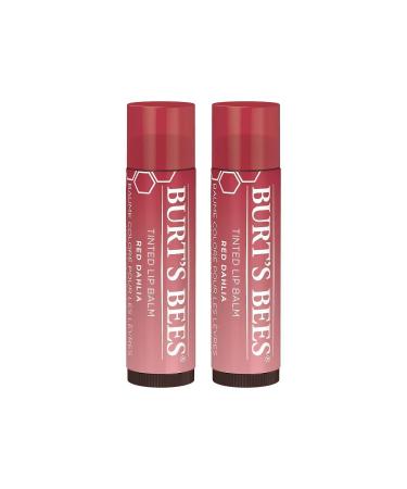 Burt's Bees Tinted Lip Balm - Red Dahlia Cherry X2 Pieces