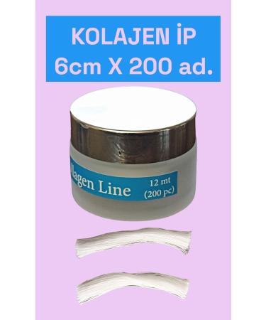 PROLINE COLLAGEN THREAD 200 PIECES 6 CM.