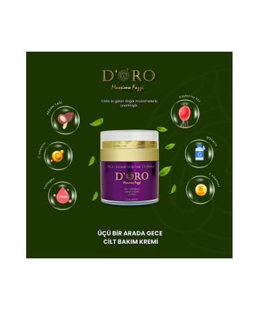 DORO MASS MO FAZZ Doro Night Face Care Cream Lifting Brightening Anti-Wrinkle. - Buy Online on GoSupps.com