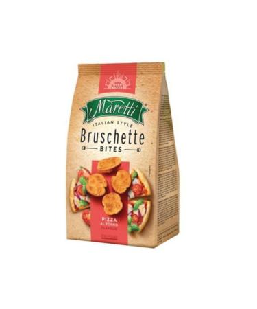 Maretti 15 Pieces Bruschette Chips Pizza Toasted Bread 70 Gr