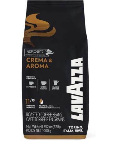 LavAzza Expert Crema E Aroma Coffee Beans 1 Kg - Buy Online on GoSupps.com