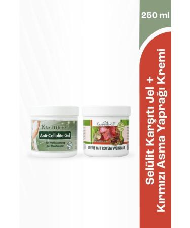 Krauterhof Anti Cellulite Gel 250 ml + Red Vine Leaf Cream 250 ml