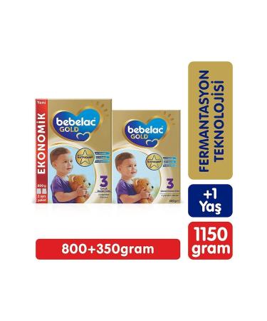 Bebelac Gold 3 Child Follow-On Milk 1150 G 1 Year+
