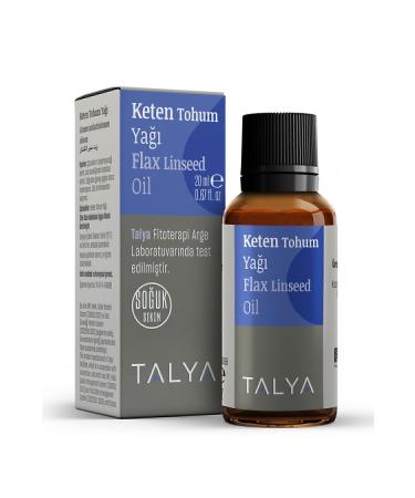 Talya Linseed Oil Cold Pressed 0 Pure and Natural 20 ml