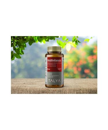 Talya Multivitamin Containing Supplementary Food (Minerals Red Ginseng and Coenzyme Q10) 60 Tablets - Buy Online on GoSupps.com