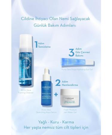 Lumene Aqua Serum - Moisture Serum with Polar Spring Water 30 ml - Buy Online on GoSupps.com