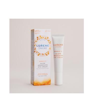 Lumene Glow Awakening Eye Cream - Revitalizing & Brightening Complete Eye Contour Care Cream 15 ml - Buy Online on GoSupps.com