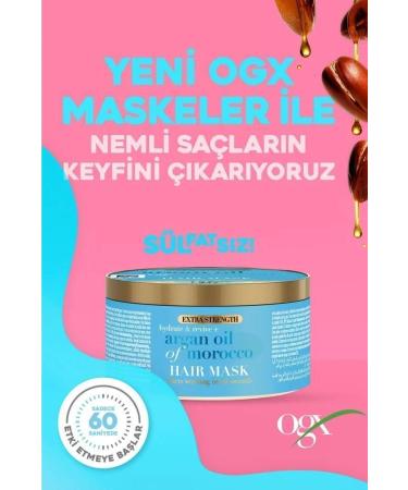 OGX Argan Oil Of Morocco Moisturizing Revitalizing Argan Oil Sulfate-Free Hair Mask 300 Ml - Buy Online on GoSupps.com