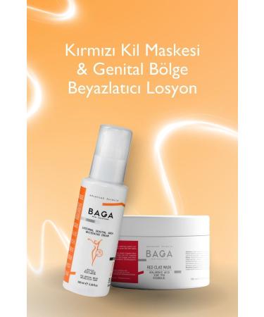 Baga Skin Solutions Red Clay Mask & Genital Area Whitening Lotion