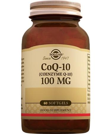 Solgar Coenzyme Q 10 100 Mg 60 Capsules Coenzyme Coq 10 Skt: 10-2025