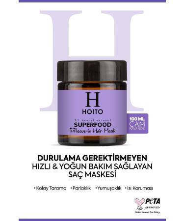 Hoito Superfood Leave-in Hair Mask 100ml - Nourishing Leave-in Hair Care Mask