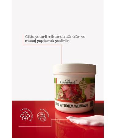 Krauterhof Red Vine Leaf Cream 250 ml - Buy Online on GoSupps.com