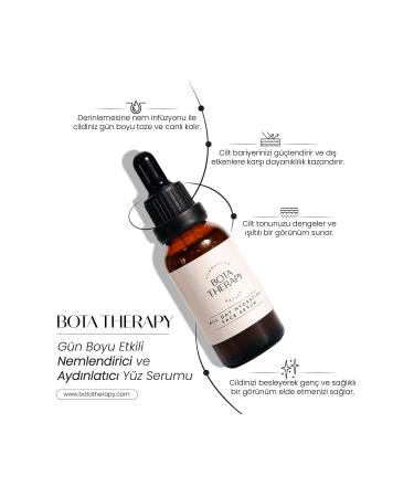 Bota Therapy All Day Effective Moisturizing and Brightening Face Serum 30 ml - Buy Online on GoSupps.com