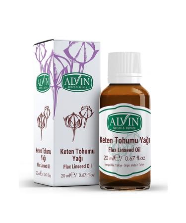 alvin Linseed Oil Cold Pressed 0 Pure and Natural 20 ml