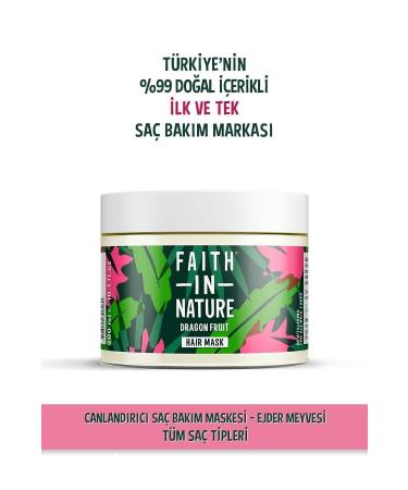 Faith In Nature Natural Revitalizing Hair Care Mask Dragon Fruit For All Hair Types
