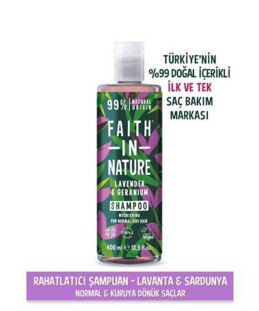 Faith In Nature Natural Relaxing Shampoo Lavender & Geranium For Normal & Dry Hair