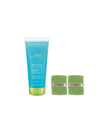 Bioderma Sebium Foaming Gel 200 ml "With wrist towel as a gift"
