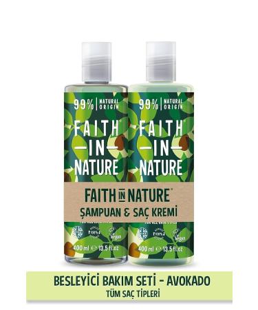Faith In Nature Natural Nourishing Shampoo&Conditioner Avocado