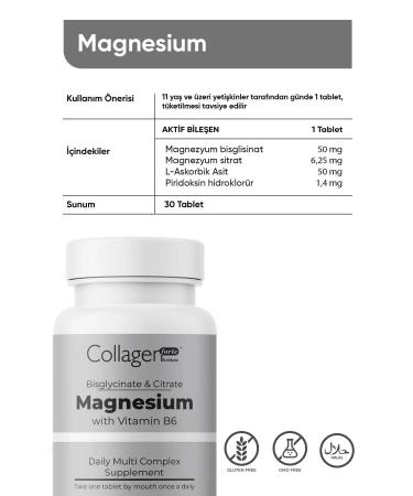 Collagen Forte Platinum Magnesium Bisglycinate & Citrate Vitamin B6 Vitamin - Buy Online on GoSupps.com