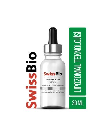 SwissBio Ha Collagen Serum 30 ml Collagen%5 Hyaluronic Acid%2 D-panthenol%1 Vitc