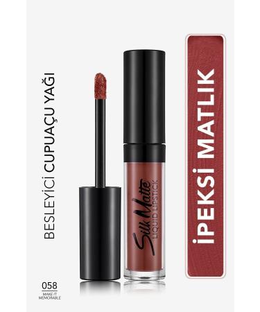 Flormar Silk Matte High Pigment & Matte Finish Moisturizing Liquid Lipstick