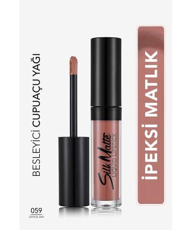 Flormar Silk Matte High Pigment & Matte Finish Moisturizing Liquid Lipstick