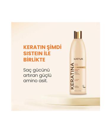 Kativa Keratina Shampoo 355 mL - Softness and Shine Strengthening Keratin Shampoo - Buy Online on GoSupps.com