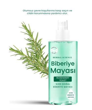 PROCSIN Rosemary Yeast (Water + Oil) High Quality Strengthening Hair Tonic Natural and Pure 200 ML - Buy Online on GoSupps.com