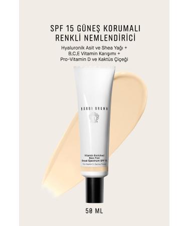 Bobbi Brown VITAMIN ENRICHED NOURISHING BR GHTENING NATURAL LOOKING TINTED MOISTURIZER -LIGHT 1 PASS .1609