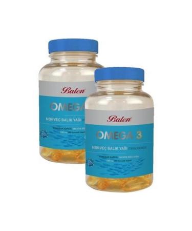 Balen Omega 3 Norwegian Fish Oil triglyceridium.cap.1380 mg*200*2 Pieces