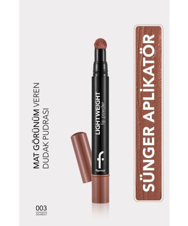 Flormar Lightweight Matte Lip Powder - 003 Dearest - 8682536007450