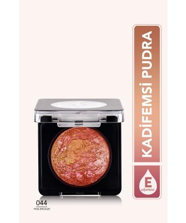 Flormar Shimmering Baked Blush - Baked Blush-on - 044 Pink Rose - 8682536051446
