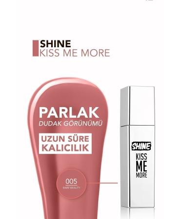 Flormar Permanent Shine Liquid Lipstick (LIGHT ROSE DRY) - Shine Kiss Me More Lls - 005 Bare Beauty - 8682536083751 - Buy Online on GoSupps.com