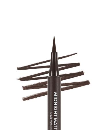 Flormar Matte Liquid Pencil Eyeliner (BROWN) - Midnight Matte Eyeliner - 002 Brown - 8690604641659 - Buy Online on GoSupps.com