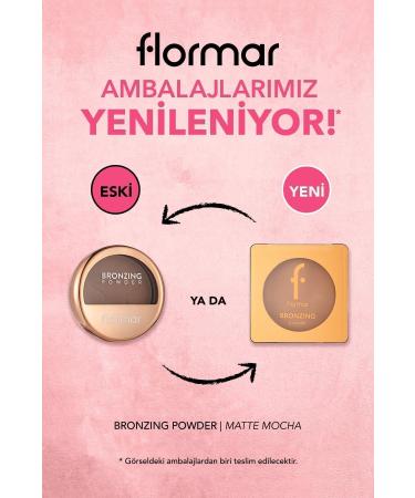 Flormar Intense Pigmented Shimmering Bronzer - Bronzing Powder - 007 Matte Mocha - 8682536053457 - Buy Online on GoSupps.com
