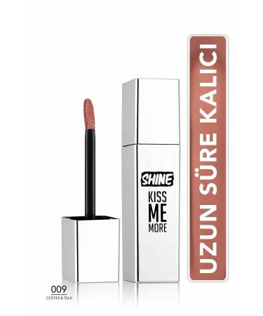 Flormar Permanent Shiny Liquid Lipstick (MILK COFFEE) - Shine Kiss Me More Lls - 009 Coffee & Talk - 8682536083836