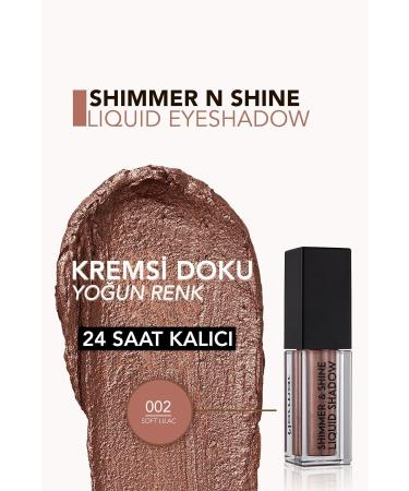 Flormar Metallic Liquid Eyeshadow (Lilac) - Shimmer & Shine Liquid Shadow - 002 Soft Lilac - 8682536003100 - Buy Online on GoSupps.com