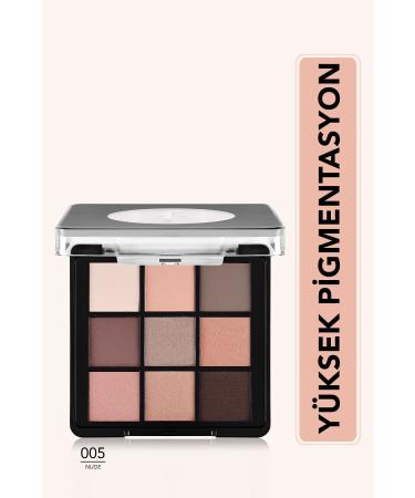 Flormar Matte & Shiny Creamy Eyeshadow Palette - Eye Shadow Palette - 005 Nude Dude- 8682536048477