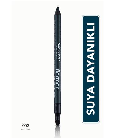 Flormar Eyeliner - Smoky Eyes Waterproof Eyeliner -003 Deep Khaki- 8690604547265 47000012