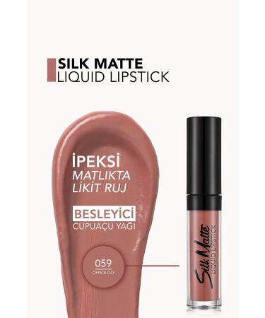 Flormar Silk Matte High Pigment & Matte Finish Moisturizing Liquid Lipstick - Buy Online on GoSupps.com