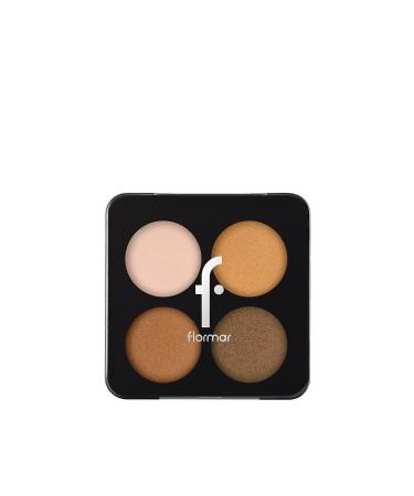 Flormar Matte & Shiny Eyeshadow Palette - Color Eyeshadow Palette - 003 Bronze Goddess - 8682536051170 - Buy Online on GoSupps.com