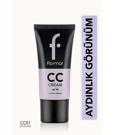 Flormar Pale Appearance Prevention CC Cream (LILA)-Cream-01 Antidullness-8690604534708