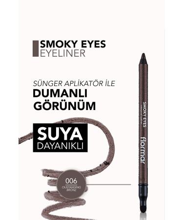 Flormar Smokey Eyeliner (BRONZE) - Smoky Eyes Waterproof Eyeliner - 006 Outstanding Bronze - 8690604547296 - Buy Online on GoSupps.com