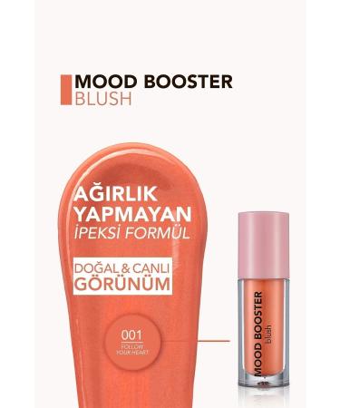 Flormar Intense Pigment Liquid Blush (ORANGE) - Mood Booster Lbl. - 001 Follow Your Heart - 8682536043700 - Buy Online on GoSupps.com