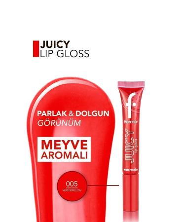 Flormar Fruit Flavored Lip Gloss (WATERMELONS) - Juicy Lip Gloss - 005 Watermelon - 8682536087759 - Buy Online on GoSupps.com