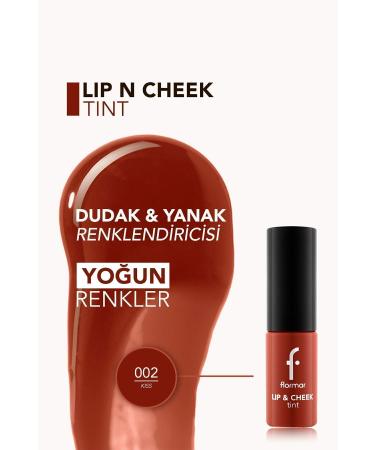 Flormar Long-Lasting Gel Tint (PINK) - Lip & Cheek Tint - 002 Kiss Lip & Cheek - 8682536066891 - Buy Online on GoSupps.com