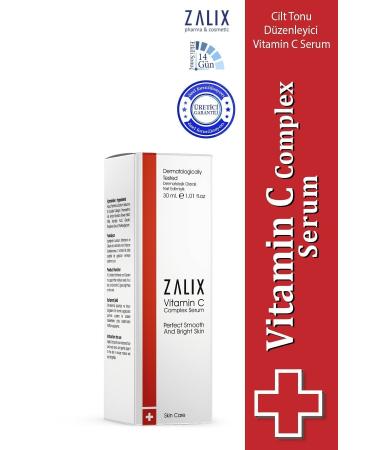 ZALIX Skin Tone Equalizer & Brightening Vitamin C Complex Serum 30 ml - Buy Online on GoSupps.com