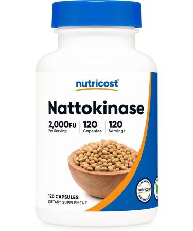 Nutri Nutricost Nattokinase 2000 FU 120 Capsules
